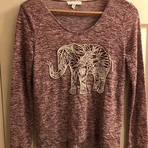Aeropostale sZ small  long sleeved elephant T